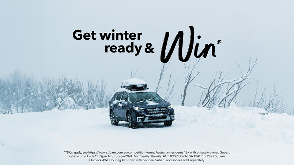 Get winter ready with Subaru and Win!