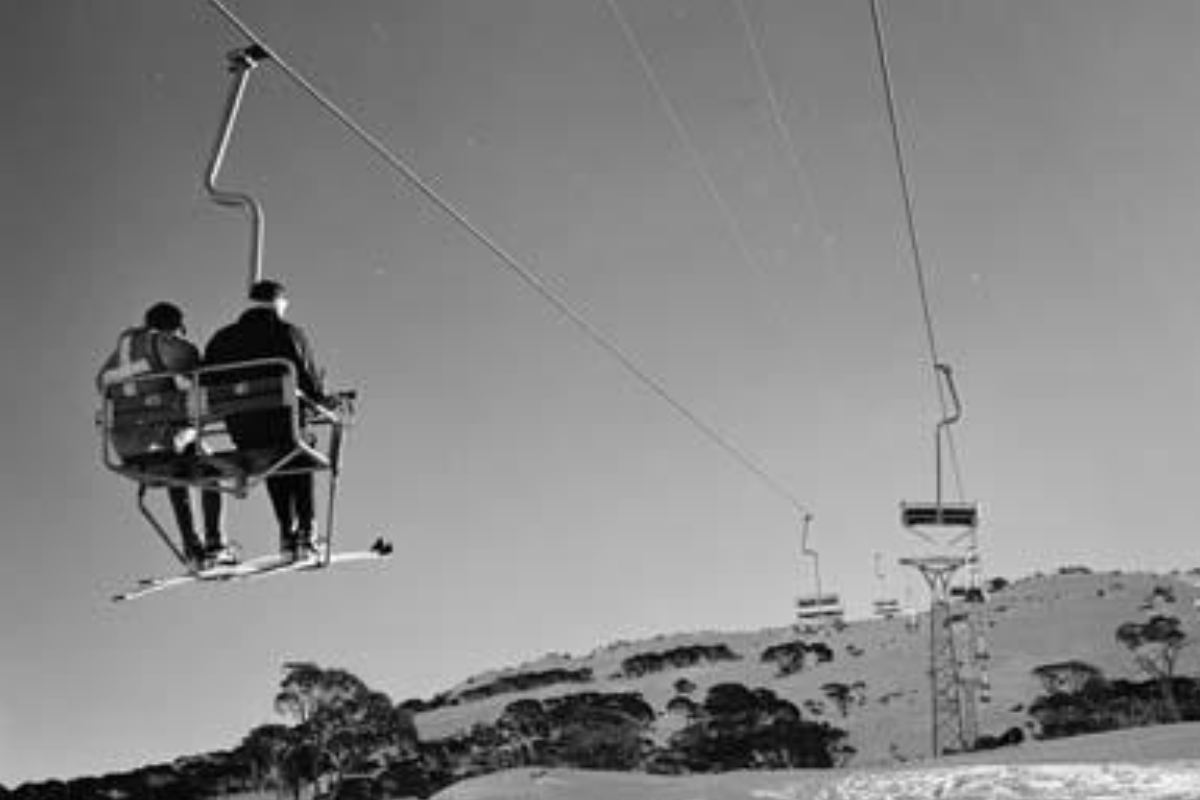 Mt Perisher Double Chair vintage