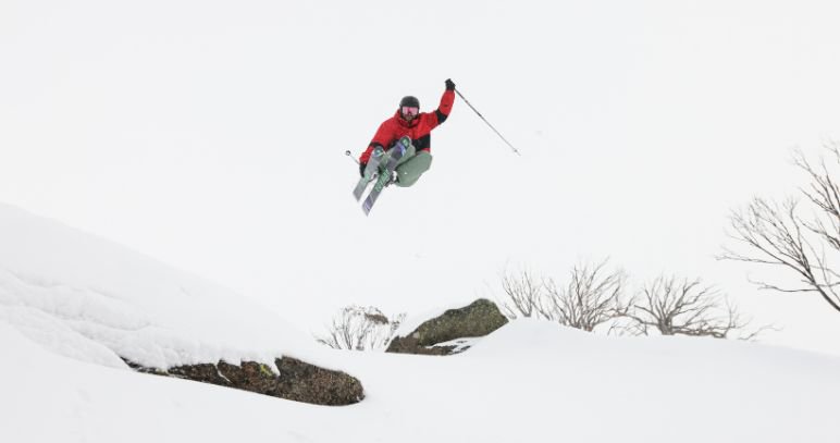 Fresh snow across the Perisher resort