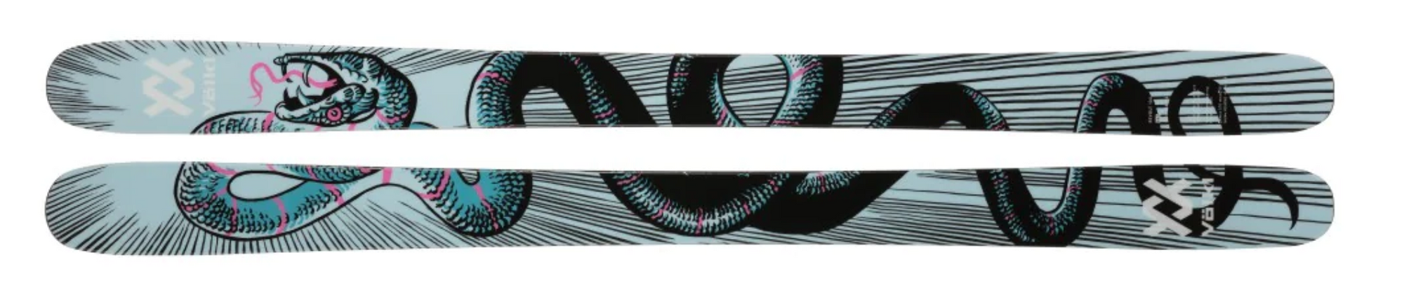 Revolt 104 blue skis