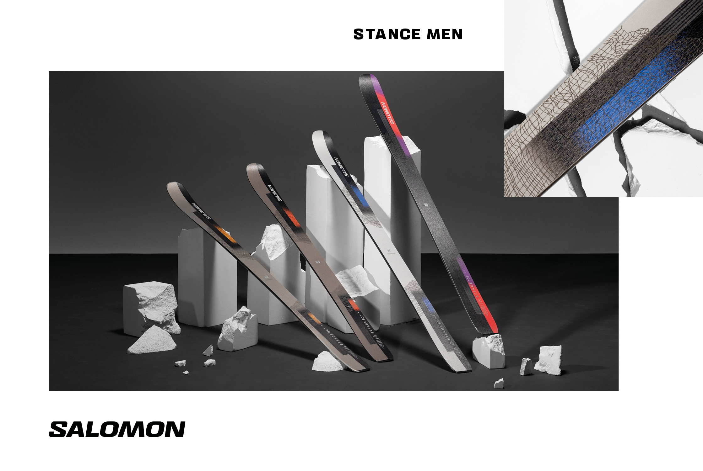 salomon Stance Men range skis