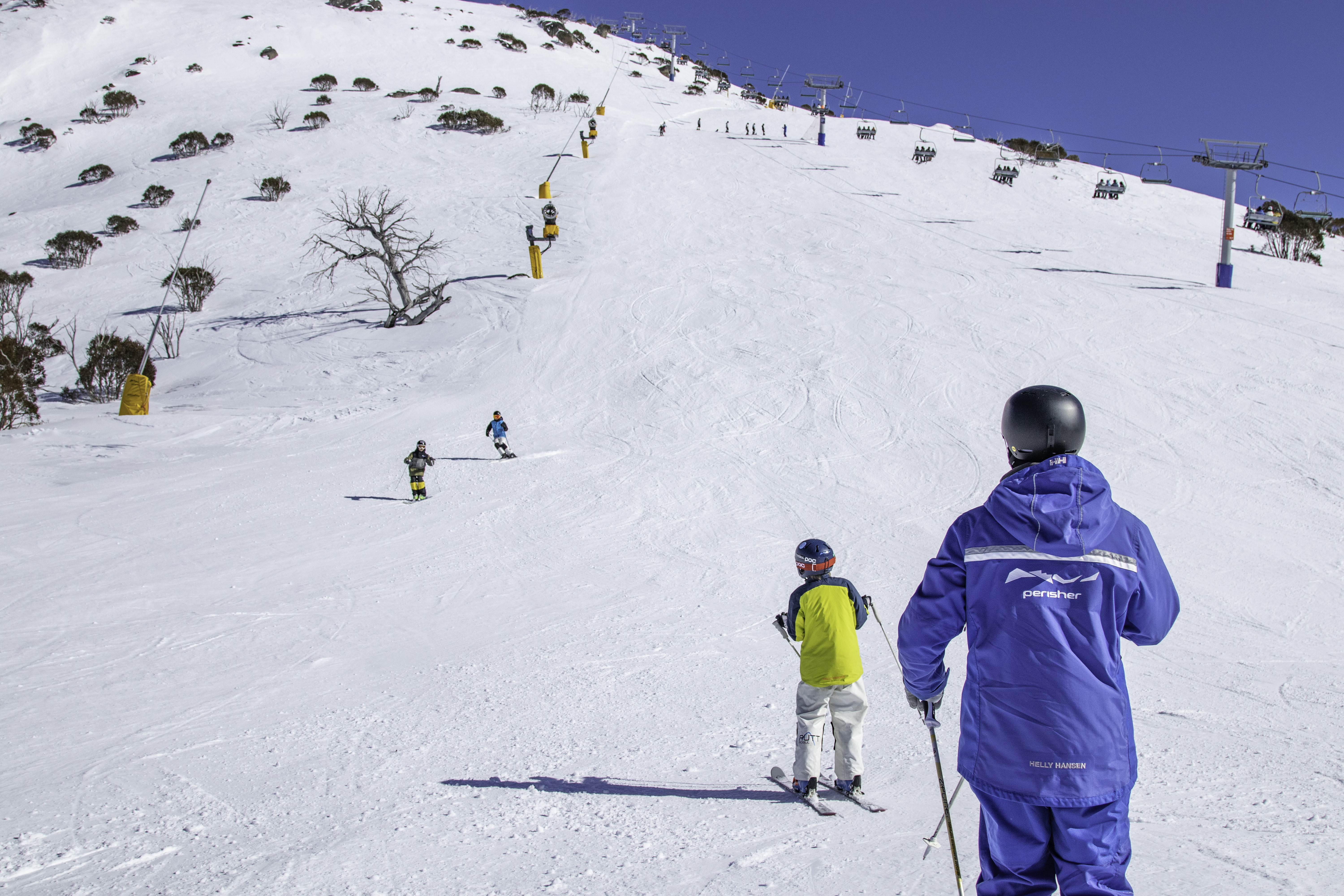 Ski Instructor and child