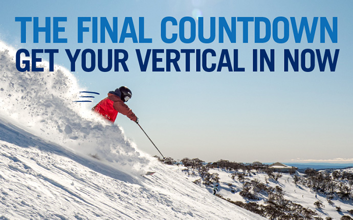 The final countdown. Get your snow fix before closing day!