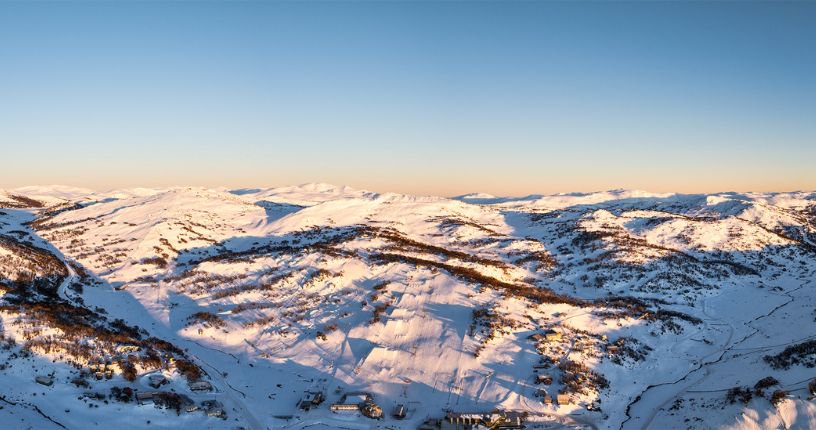 Sunrise at Perisher Ski Resort
