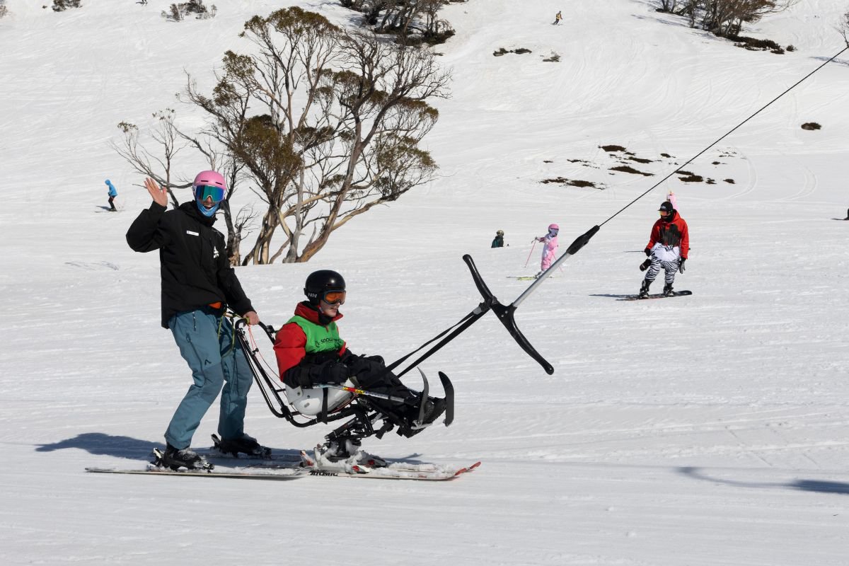 Sit skier at Perisher