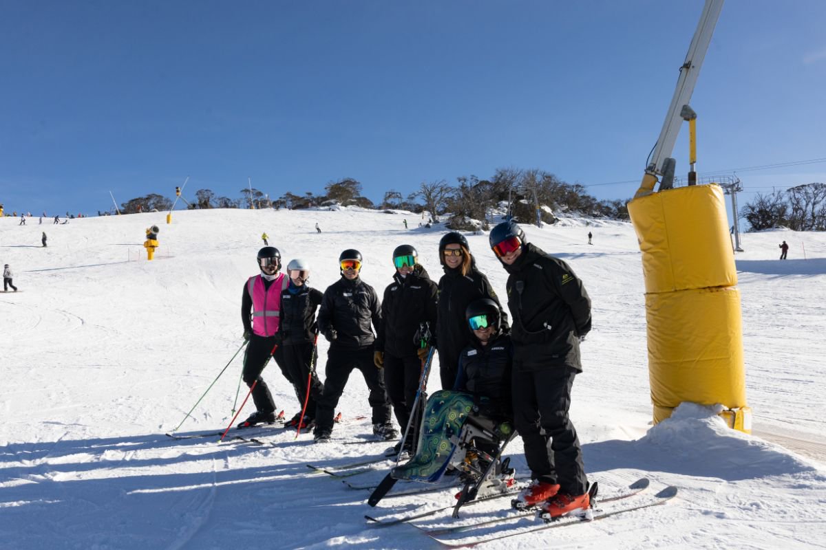 Perisher Snowboarder in Powder