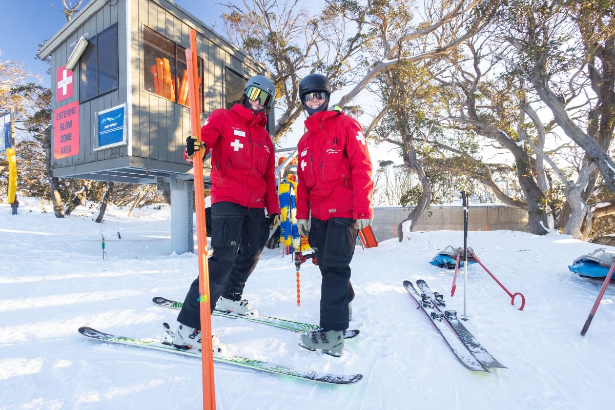 Ski Patrollers at Perisher Ski Resort
