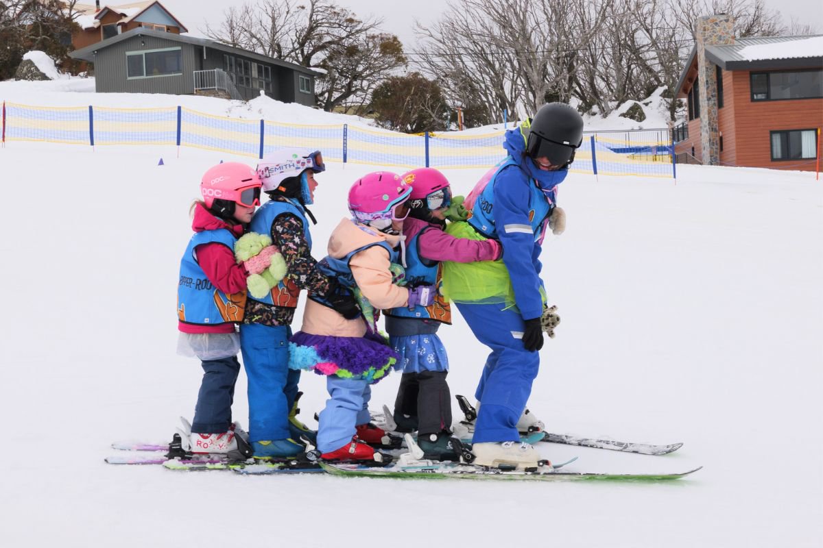 Kids in a Lesson at Perisher