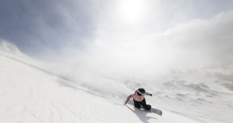 Fresh August snowfall at Perisher