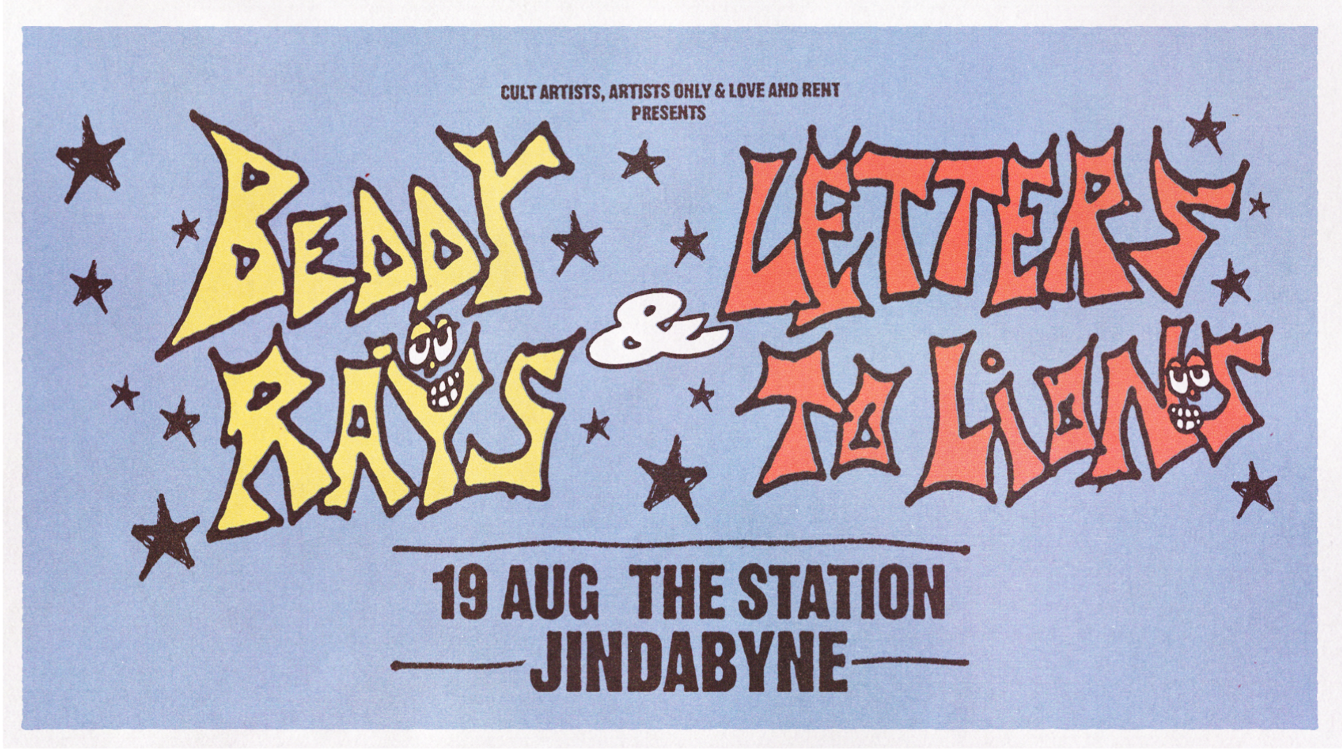 Beddy Rays and Letters to Lions