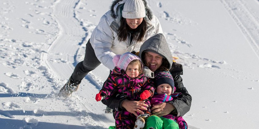 Tobogganing and Snow Play at Perisher