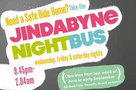 Jindabyne night bus