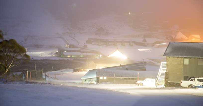 Morning Snowfall Perisher Front Valley