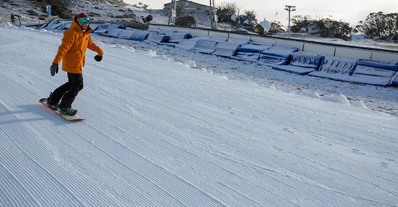 Skiing Boarding Perisher Opening Weekend