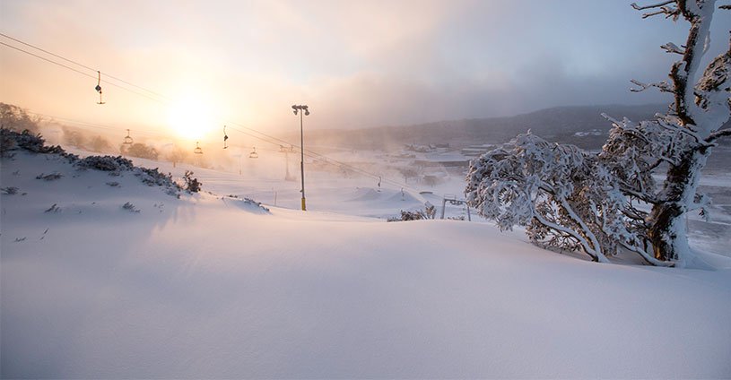 Perisher Morning Fresh Snow 19062015