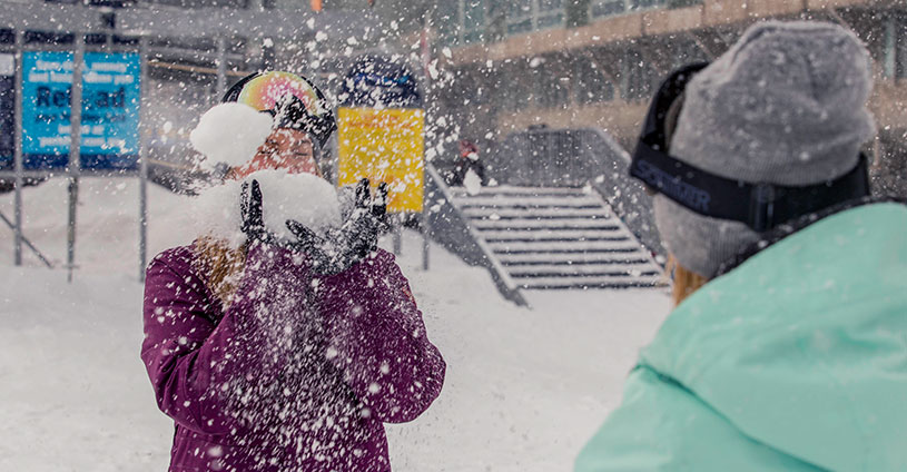 Perisher Throwing Snow 19062015