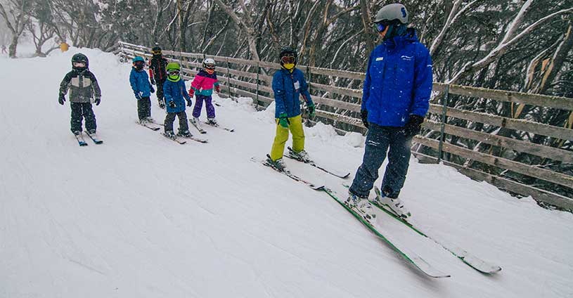 perisher front valley snowing 6