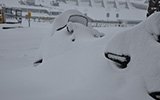 Buried Skidoo in Fresh Snow Thumbnail