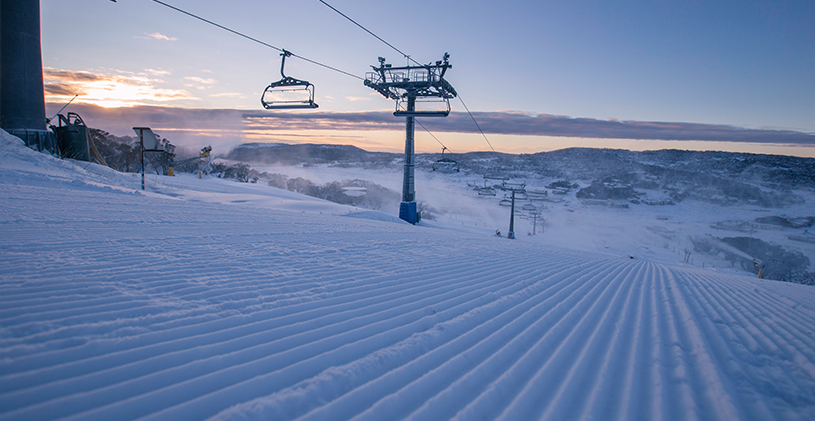 Perisher groomed runs under v8