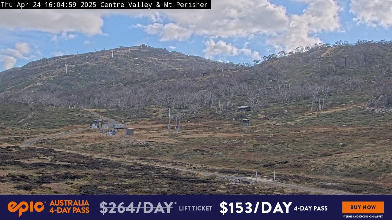 Centre Valley & Mt Perisher Snow Cam