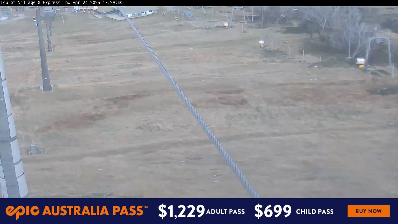 Live snow cam for Perisher at Top of the Village 8