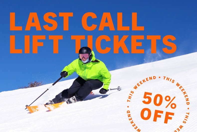50% Off Lift Tickets this Long Weekend!