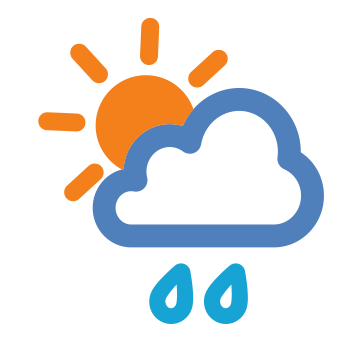 Mostly cloudy. Late shower. Strong NW winds Mostly cloudy. Late shower. Strong NW winds