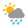 Mostly cloudy. Late shower. NE winds