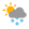 Mostly cloudy. Snow developing. W'ly winds